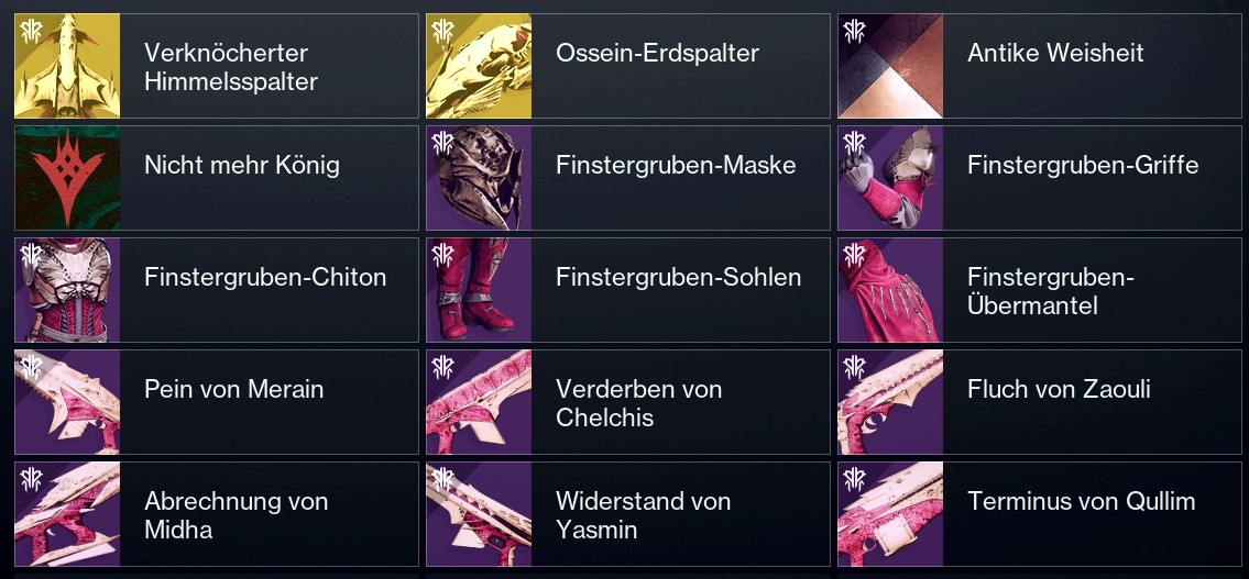 oryx-raid-loot-übersicht-waffen-gear